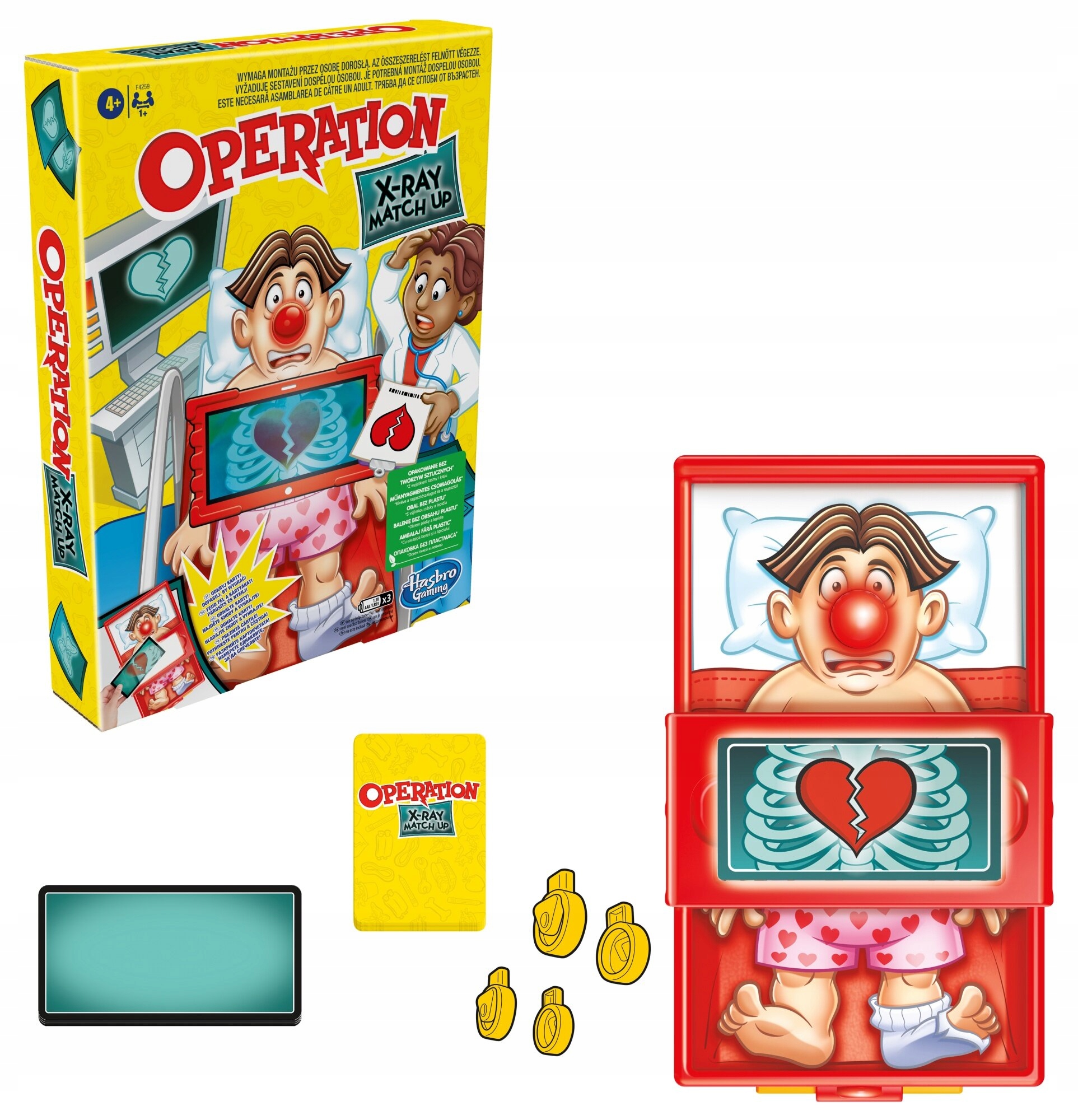 Gra planszowa Hasbro OPERATION X-RAY OPERACJA Nazwa OPERATION X-RAY
