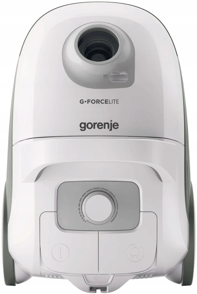 Odkurzacz workowy Gorenje VCEA21GLW 3 nasadki Wskaźnik wypełnienia worka