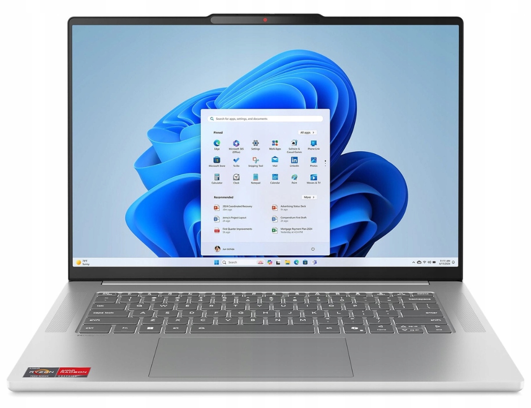Laptop Lenovo IdeaPad Slim 5 R7 7735HS 16GB 512GB Ssd 15,3 Wuxga Ips Win11