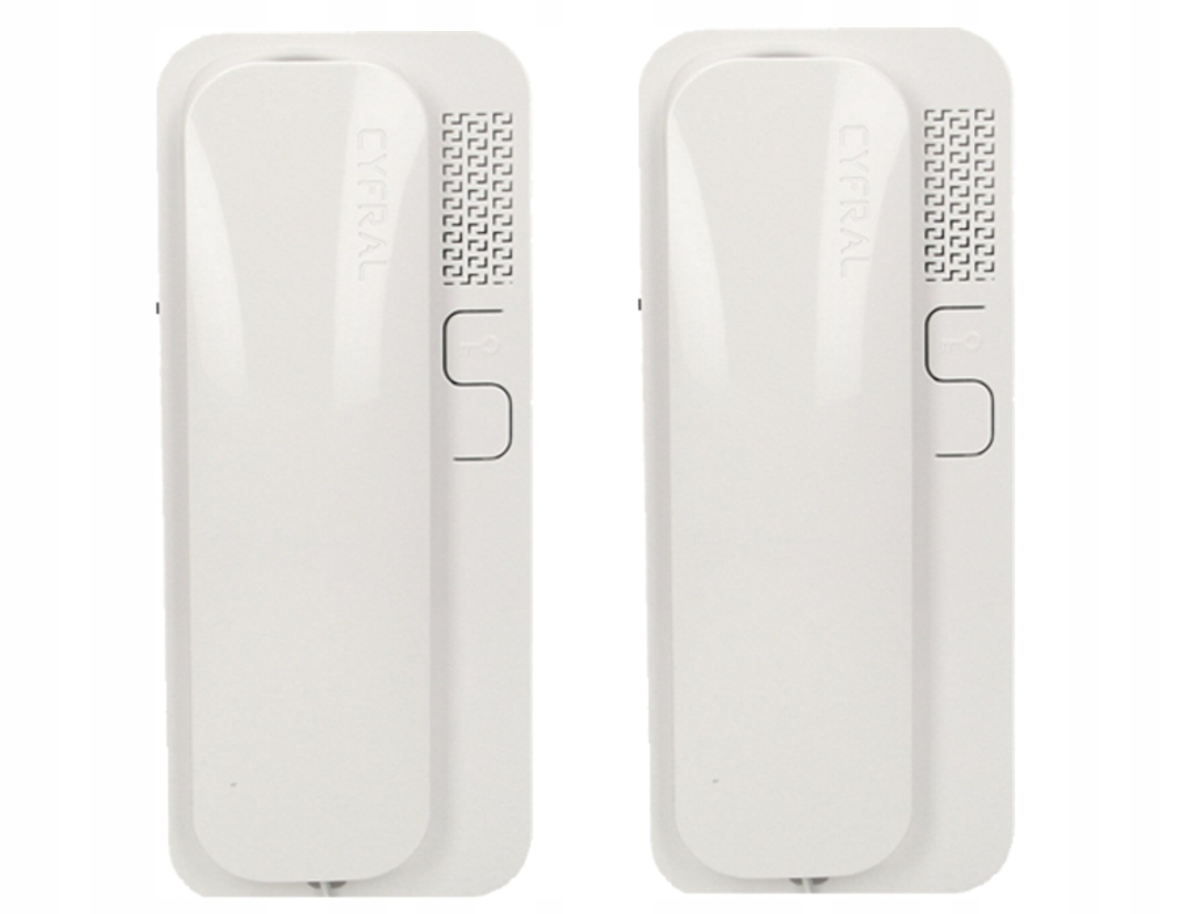 DOMOFON CYFRAL COSMO dwurodzinny SREBRNY PASTYLKI Kod producenta COSMO 2 ALUMINIUM - 2 RODZINNY