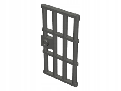 

Lego Drzwi krata 1x4x6 pełowy c. szary 60621 1szt