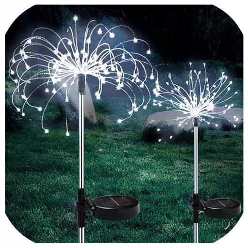 

2x Lampa Solarna Ozdoba Ogrodowa Dmuchawce 150 Led