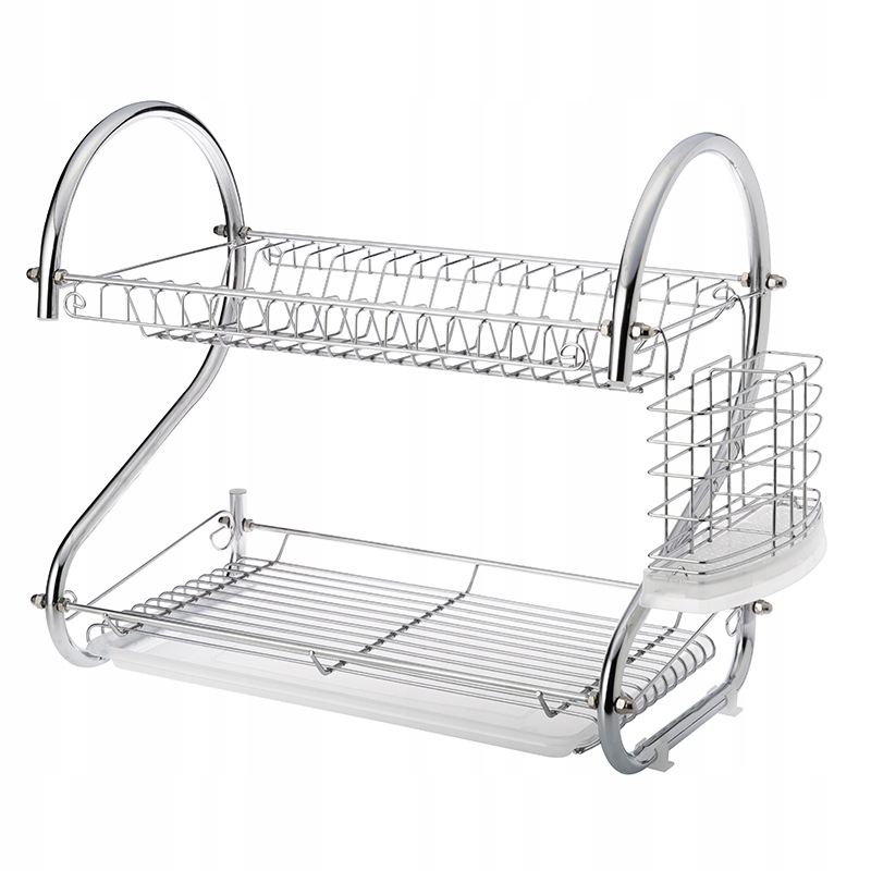 Levně Odkapávač na nádobí Camelia Galicja Bílá 27084