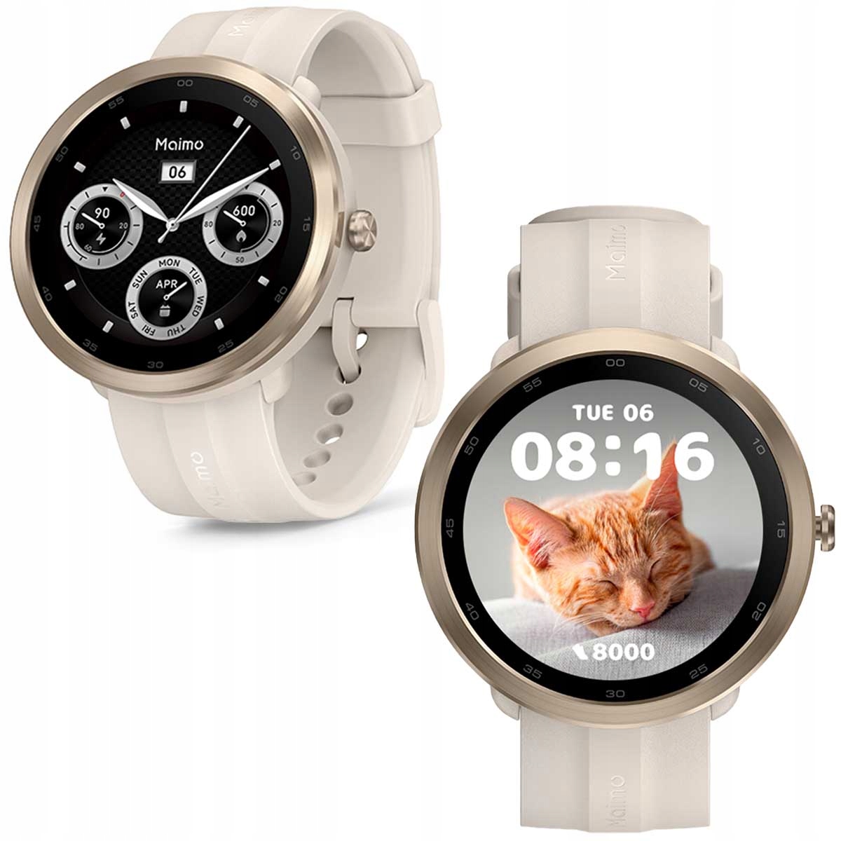 

70mai Maimo R Zegarek Smartwatch Złoty Ivory z Gps