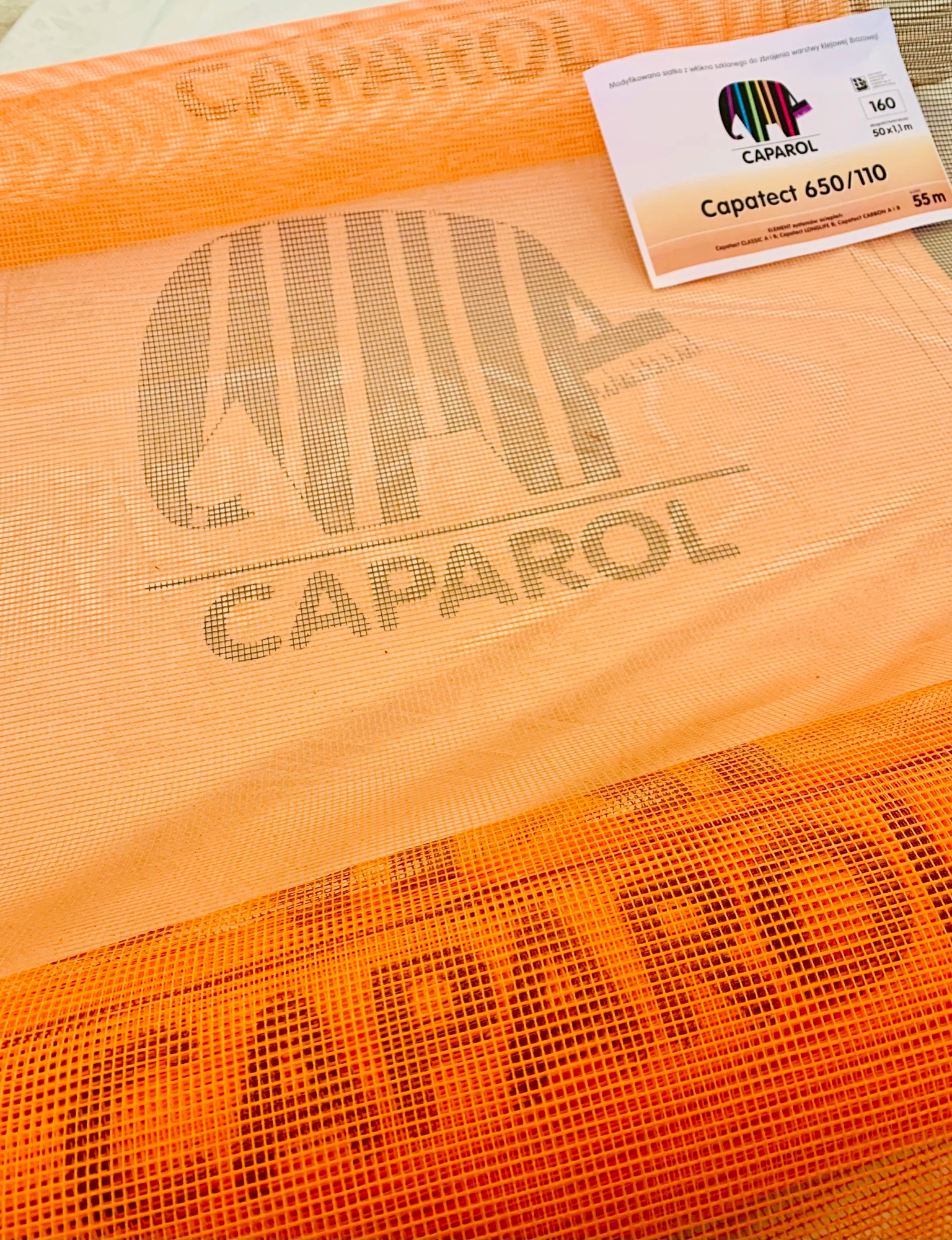 

Siatka podtynkowa Caparol 160g 1,1m x 50mb