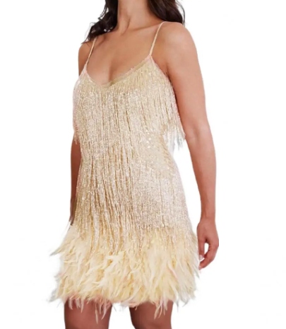 Sukienka Do Tańca Damska Latino Z Frędzlami S 2189