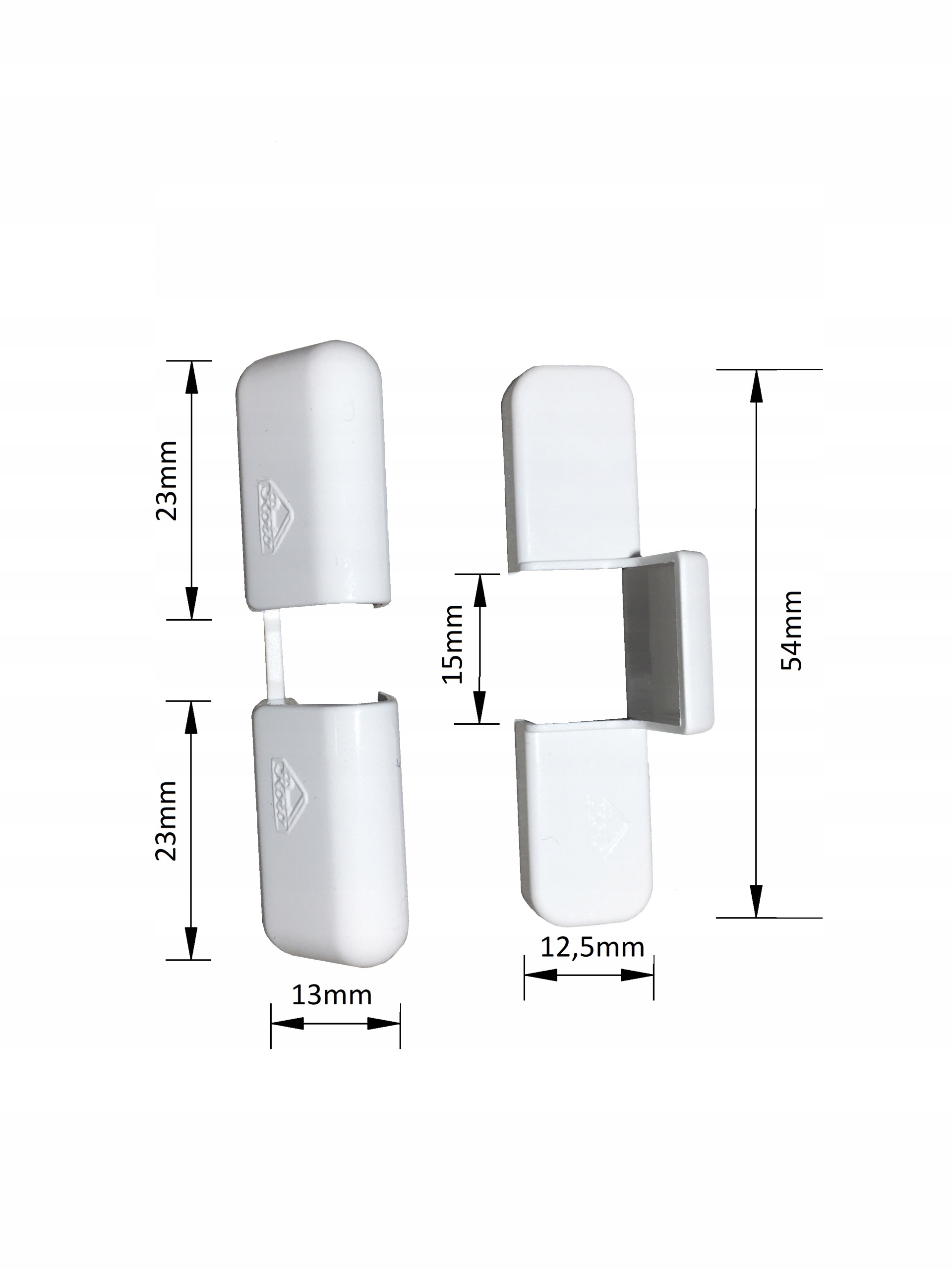 OSŁONKI NA DOCISK OKUĆ ROTO NT do okien PCV zawias Rodzaj osłonka