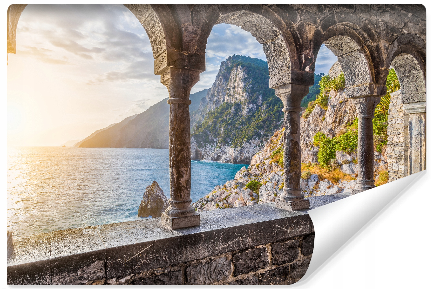 Fototapeta do obývacího pokoje Krajina Italské pobřeží Moře Příroda 3D 315x210