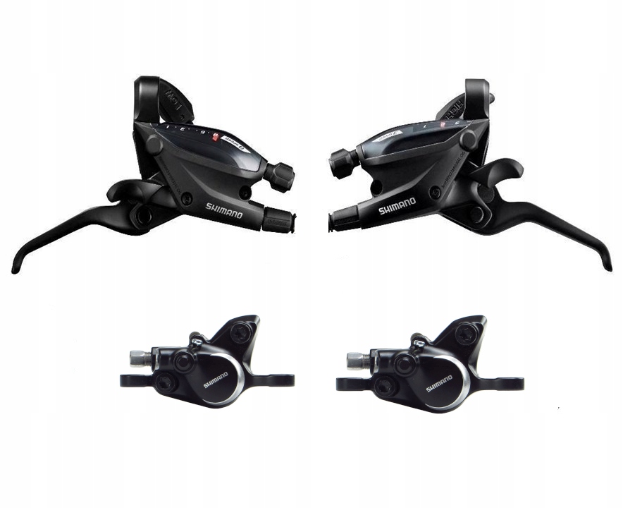 hamulce hydraulika komplet Shimano ST-EF505 3x8