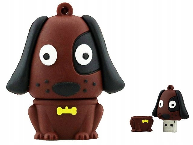 Pendrive Usb Gyors Flash Drive Ultra Memória Ajándék Kulcstartó Kutya 32GB