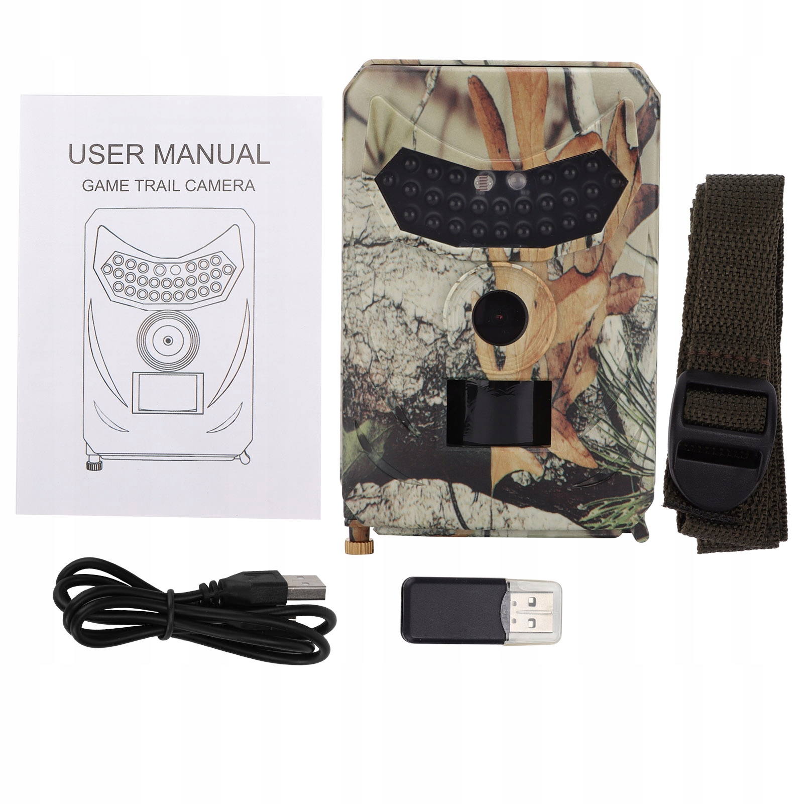 Lesní Kamera Fotopast Voděodolná IP56 1080p