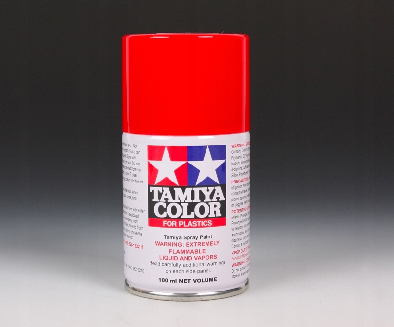 MODELARSKA FARBA W SPRAYU CZERWONA TAMIYA 100ml TS-8 ITALIAN RED (GLOSS)
