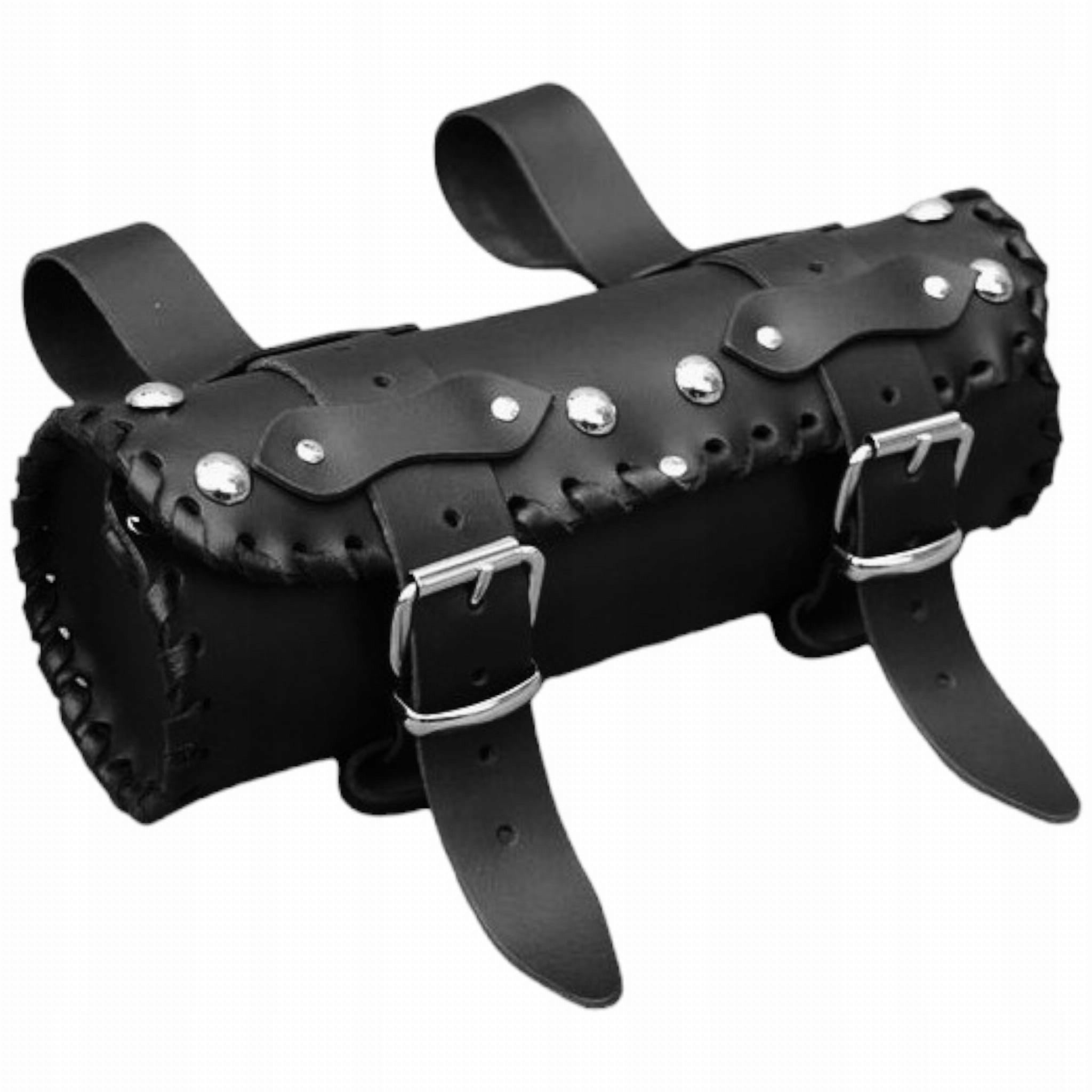 Penál Sáček Kolečko na nářadí Motocyklový válec Černý s cvočky