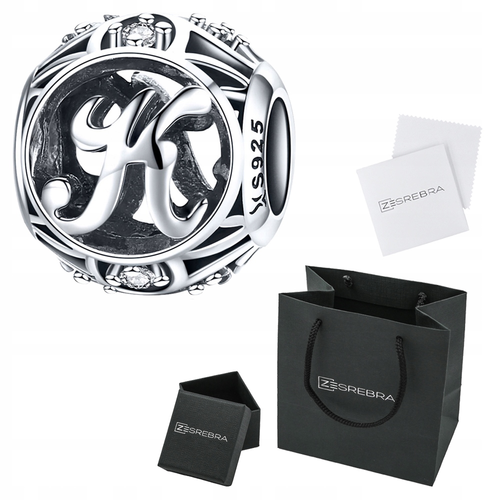 

Charms Litera K do Pandora srebro 925 S925