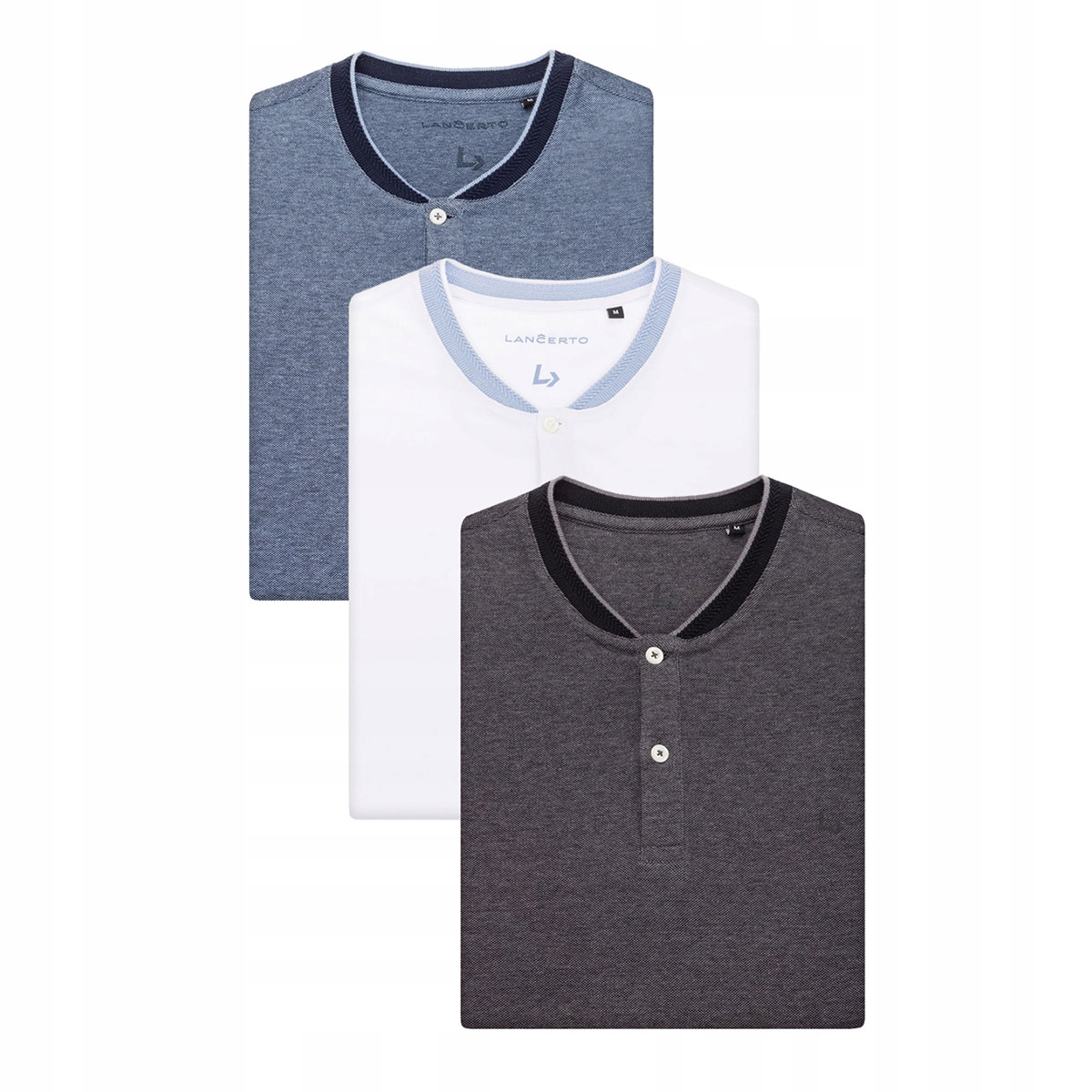 Zestaw Koszulek Polo 3 szt Lancerto Rafael 3XL
