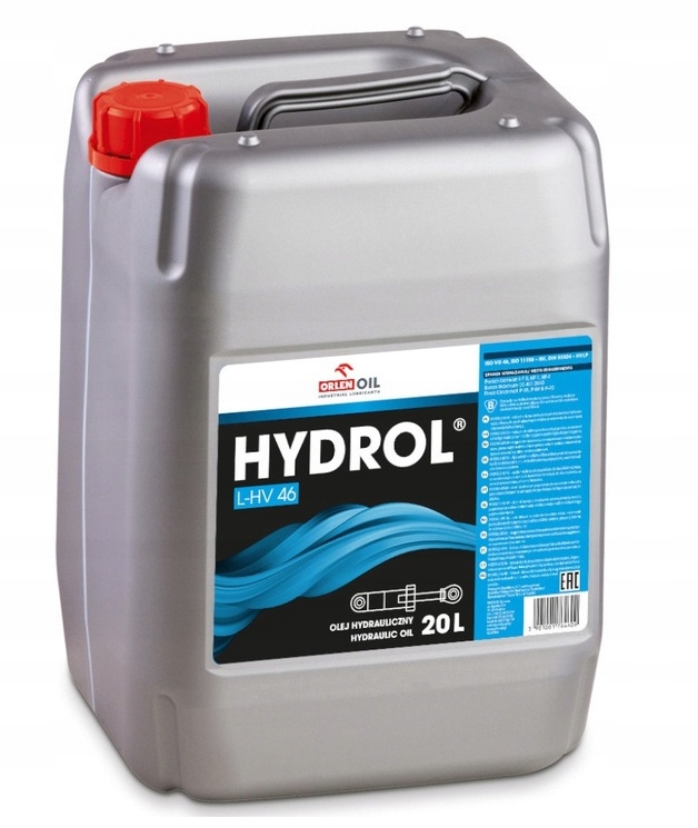 Hydraulický olej Hydrol (20L) 46, Hv, Iso 11158 Hv/ 6743-4/ Iso 11158