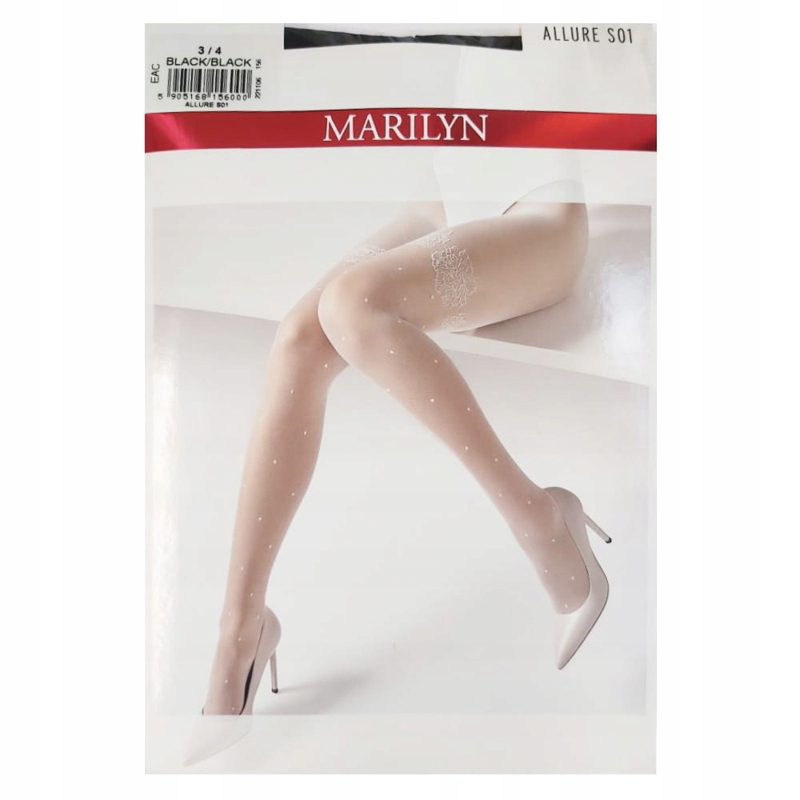 Rajstopy w kropki Rozmiar 3/4