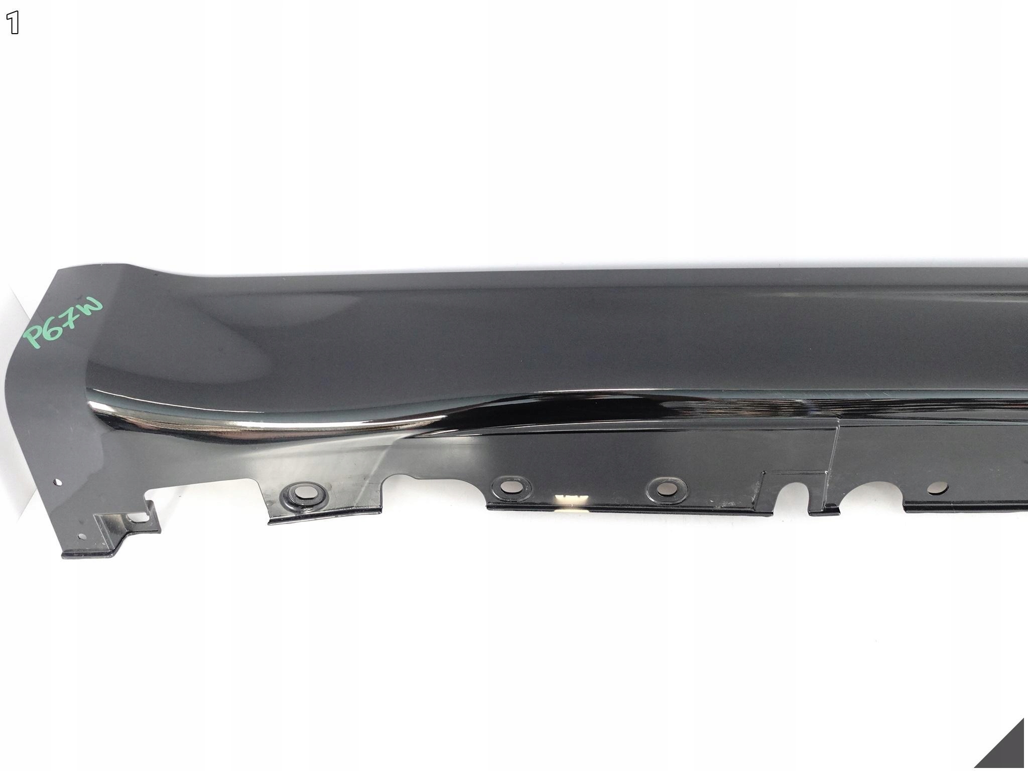 BMW X6 X6M E71 E71M M-POWER threshold moulding cap right BLACK SAPPHIRE