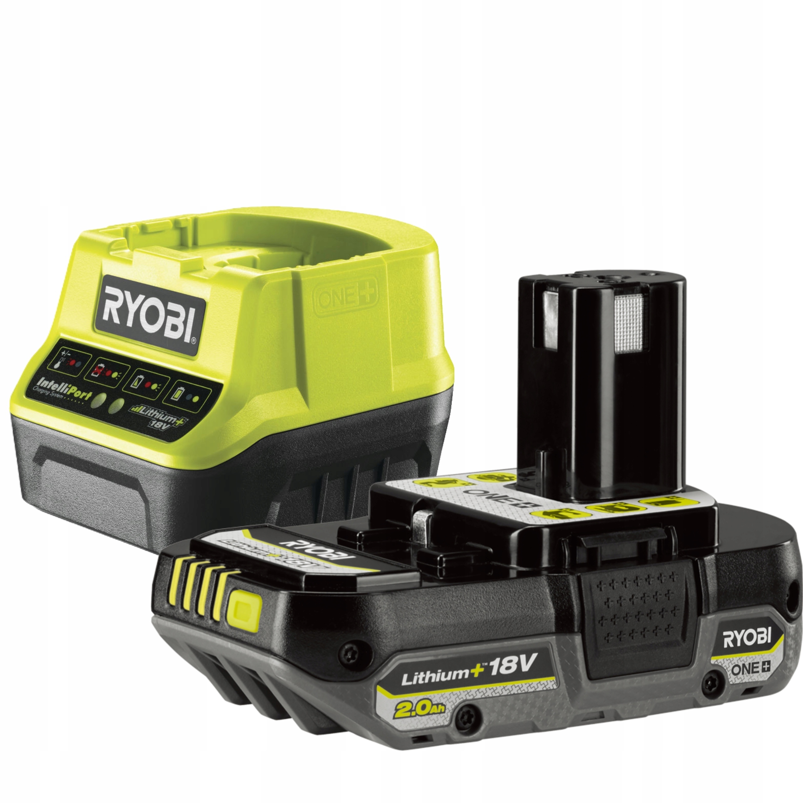 RYOBI SZCZOTKA OBROTOWA MYJĄCA R18CPS + WYRZYNARKA AKUMULATOROWA R18JS +2AH Zasilanie akumulatorowe