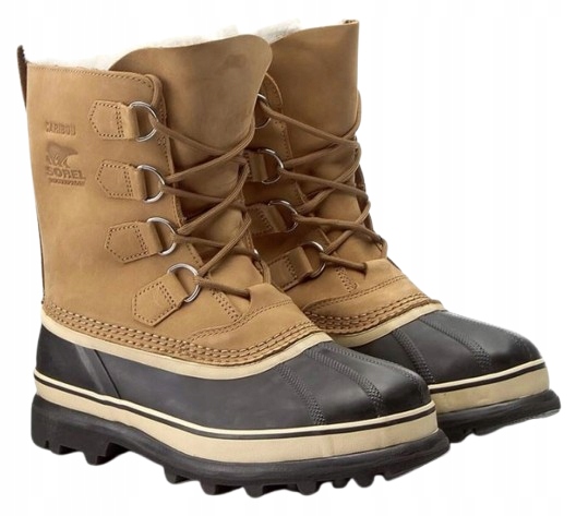 Sorel Pánské Kožené Béžové Sněhule S Zateplením 38 6AD