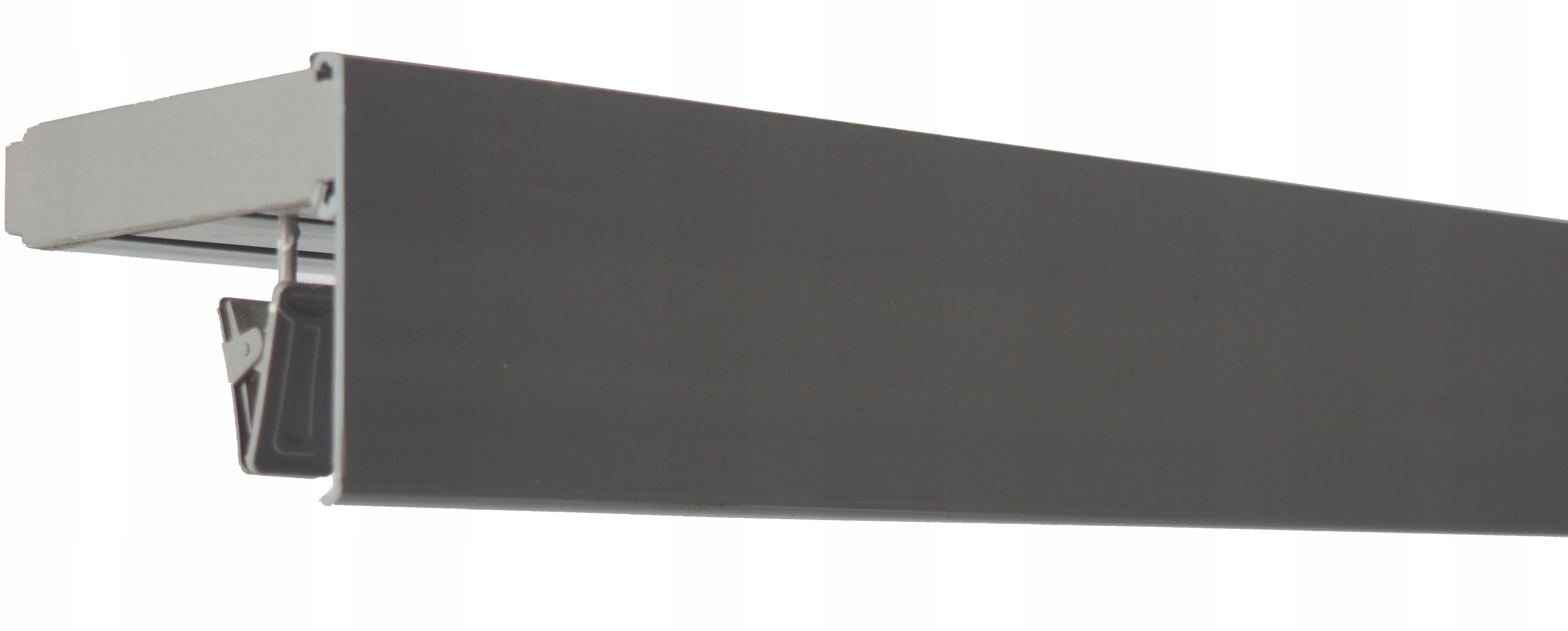 

Szara Szyna sufitowa Pcv dwutorowa 140 cm + Osłona