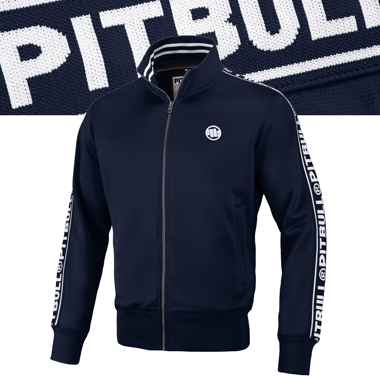 Pánská Rozepínací mikina Oldschool Tape Logo Pitbull