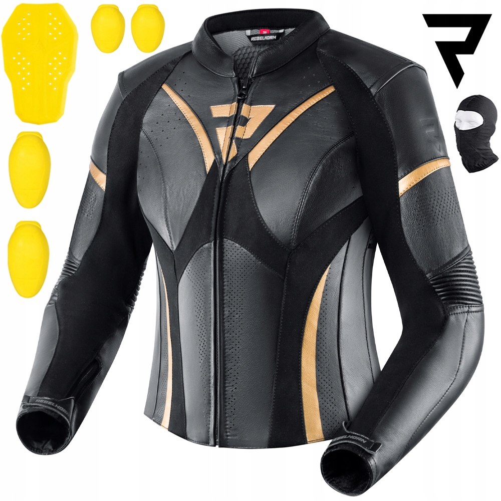 Motocyklová Bunda Rebelhorn Rebel Lady Dámska Kožená Sas-tec Darček
