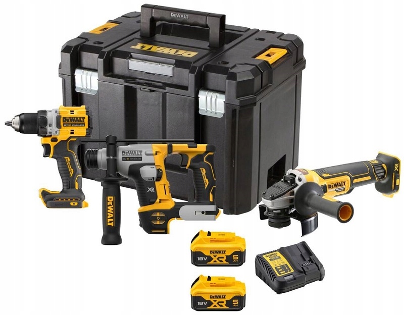 Zestaw 18V DeWalt DCK355P2T Brushless 2 akumulatory 18V/5.0Ah