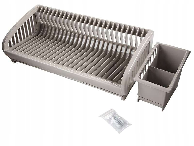 Levně Odkapávač Na Nádobí a příbory Šedá Lamela