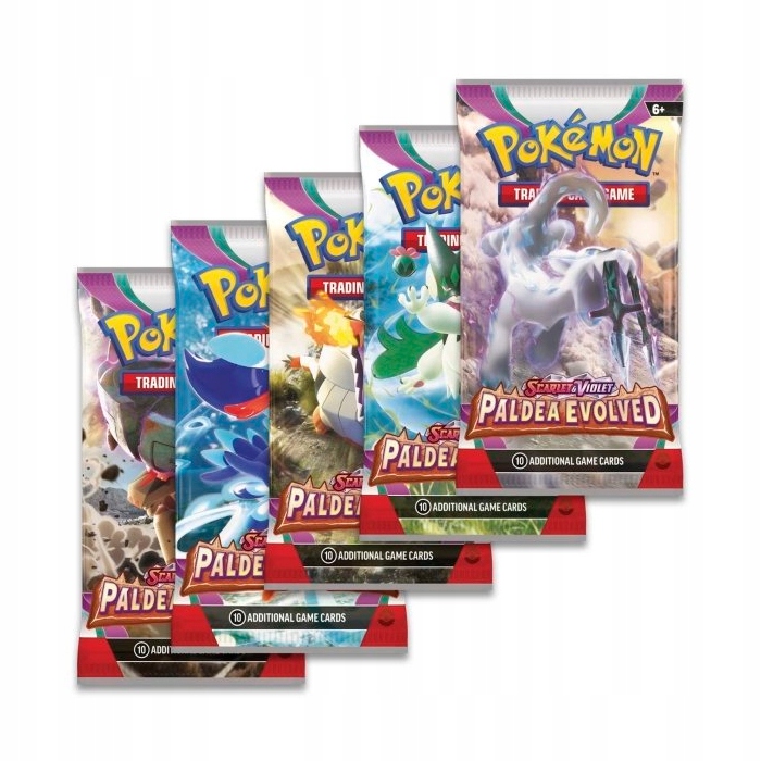 Pokémon Tcg: Paldea Evolved Booster Pack Art Set