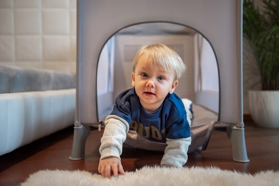 Espiro łóżeczko turystyczne Simple 08 pink Kojec Marka Espiro