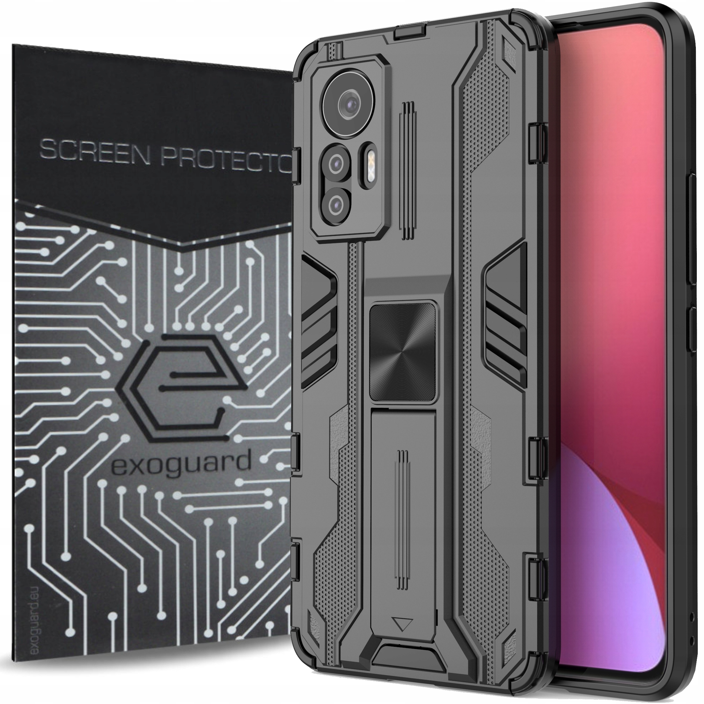

Case Obudowa Etui Pancerne+szkło do Xiaomi 12 Lite