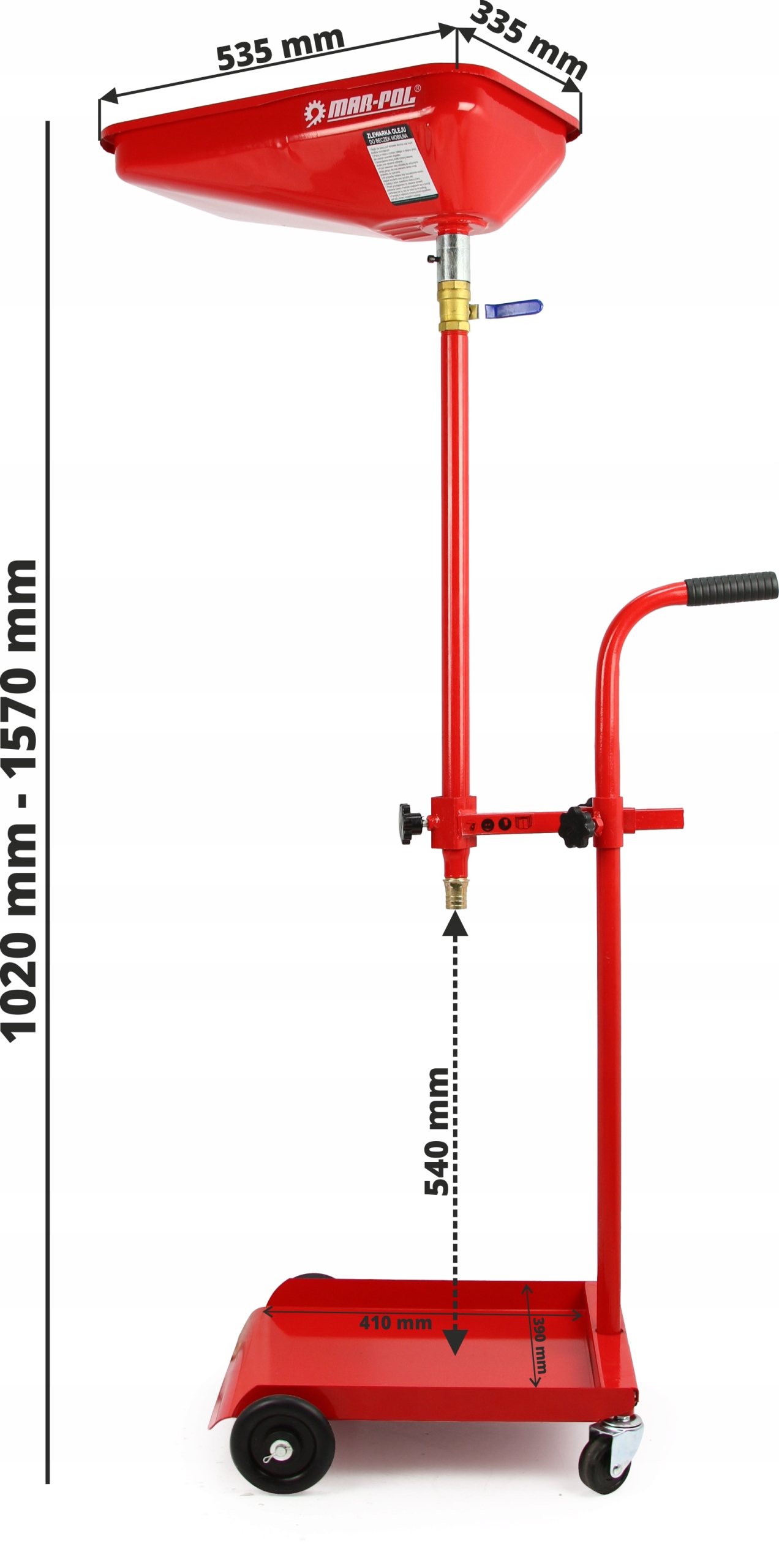 Zlewarka oleju pod beczkę miska misa z wózkiem Kod producenta M78310A