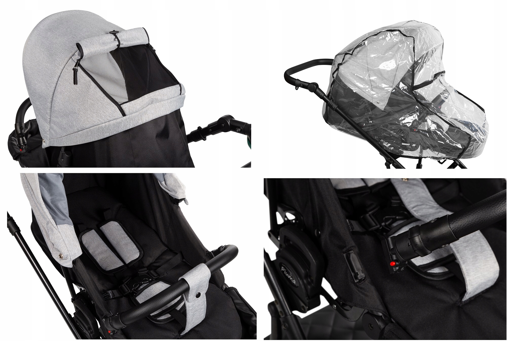 Wózek dziecięcy Baby Merc Piuma 3w1 Model PIUMA/02/B