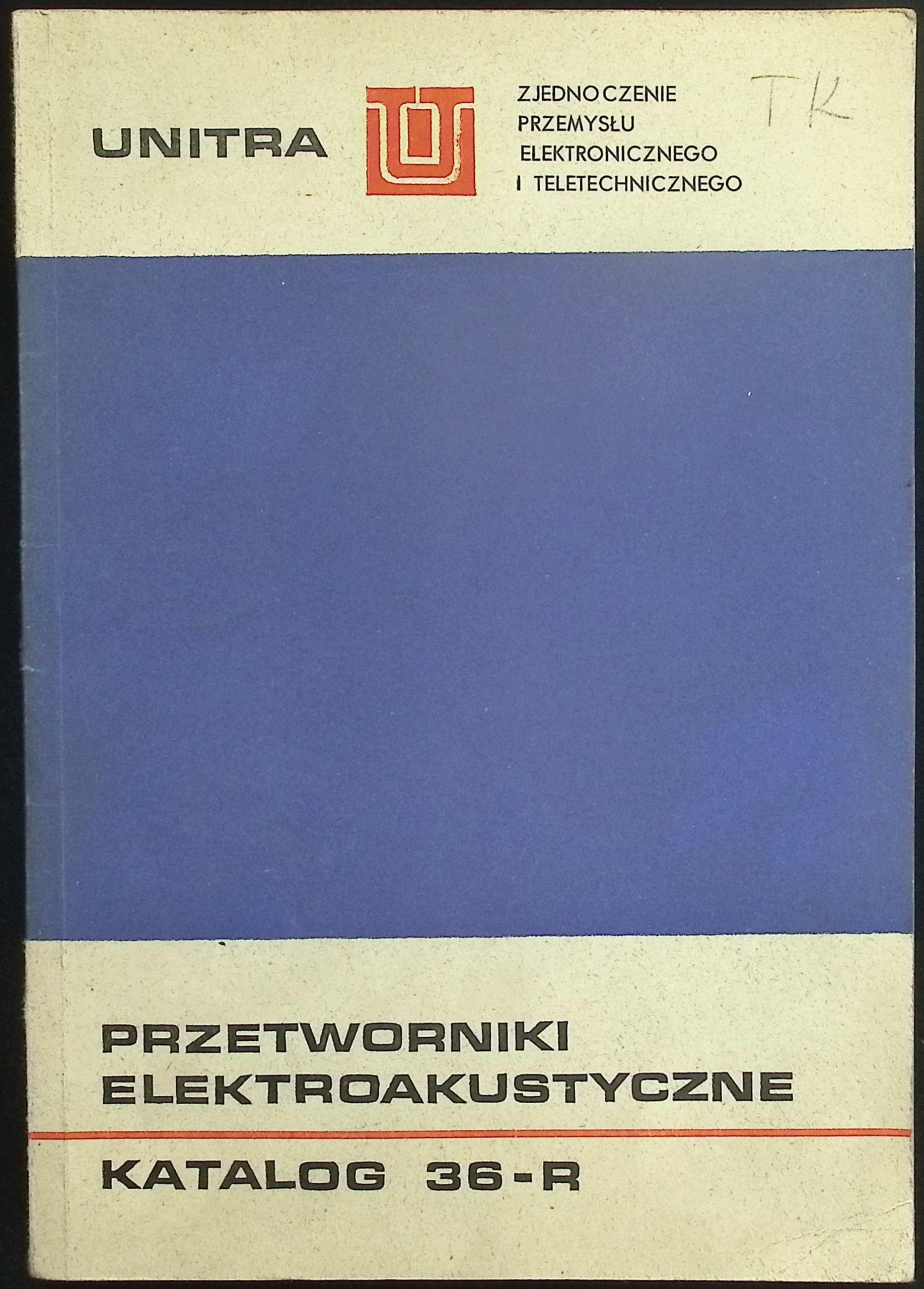 Przetworniki elektroakustyczne. Katalog 36-R