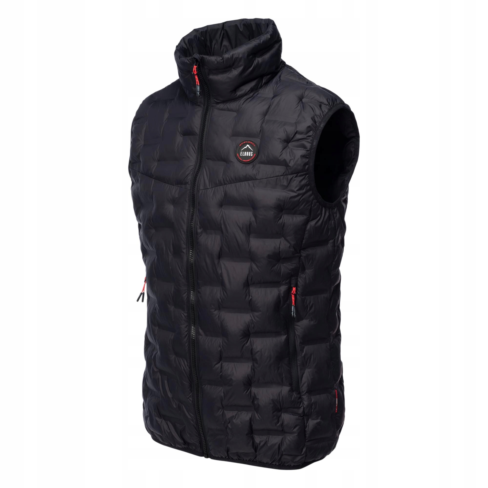 Pánská prošívaná vesta Elbrus Emin Vest s povrchovou úpravou Dwr černá XL