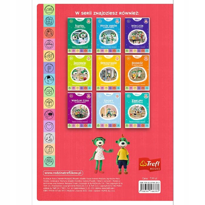 Ubieranie to świetna zabawa - Rodzina Treflików - Trefl 3+ Marka Trefl