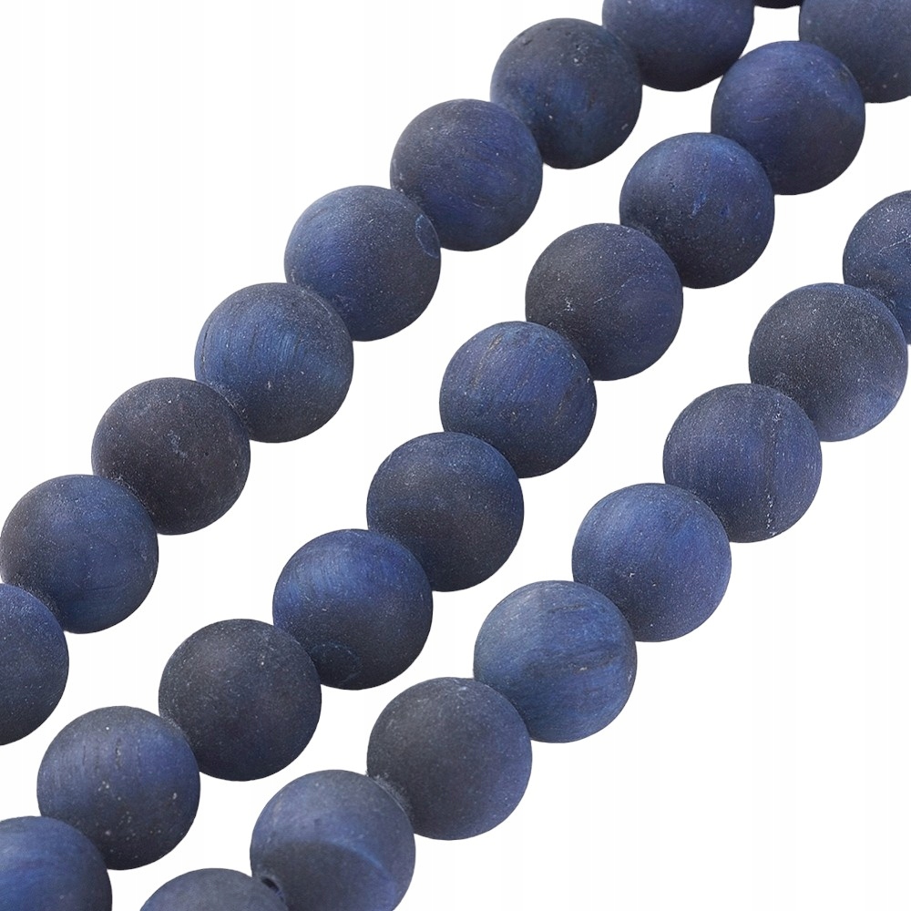 Přírodní Tygří oko Zmrazený kámen Korálky Koule 6mm Provázek cca 62ks