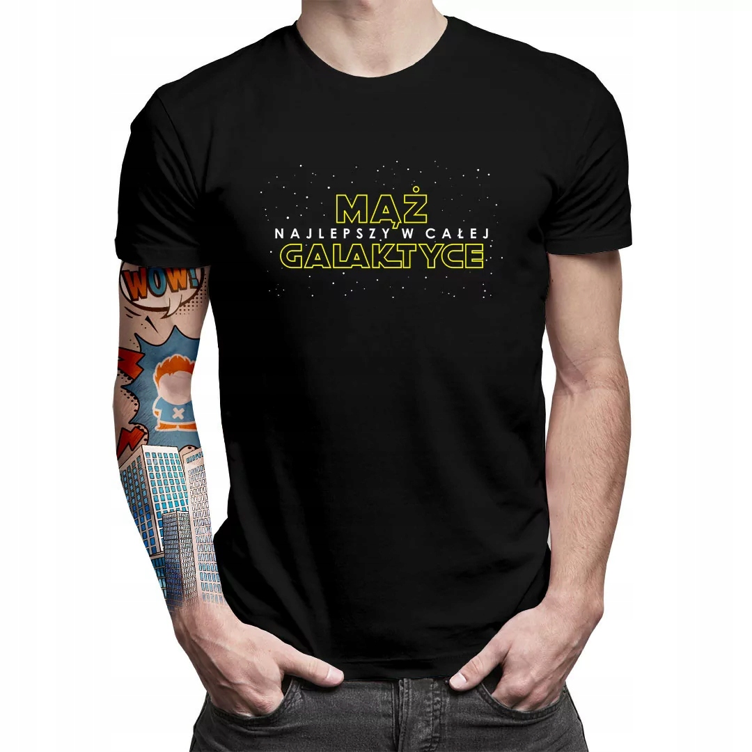 

Najlepszy w galaktyce Mąż prezent dla męża t-shirt