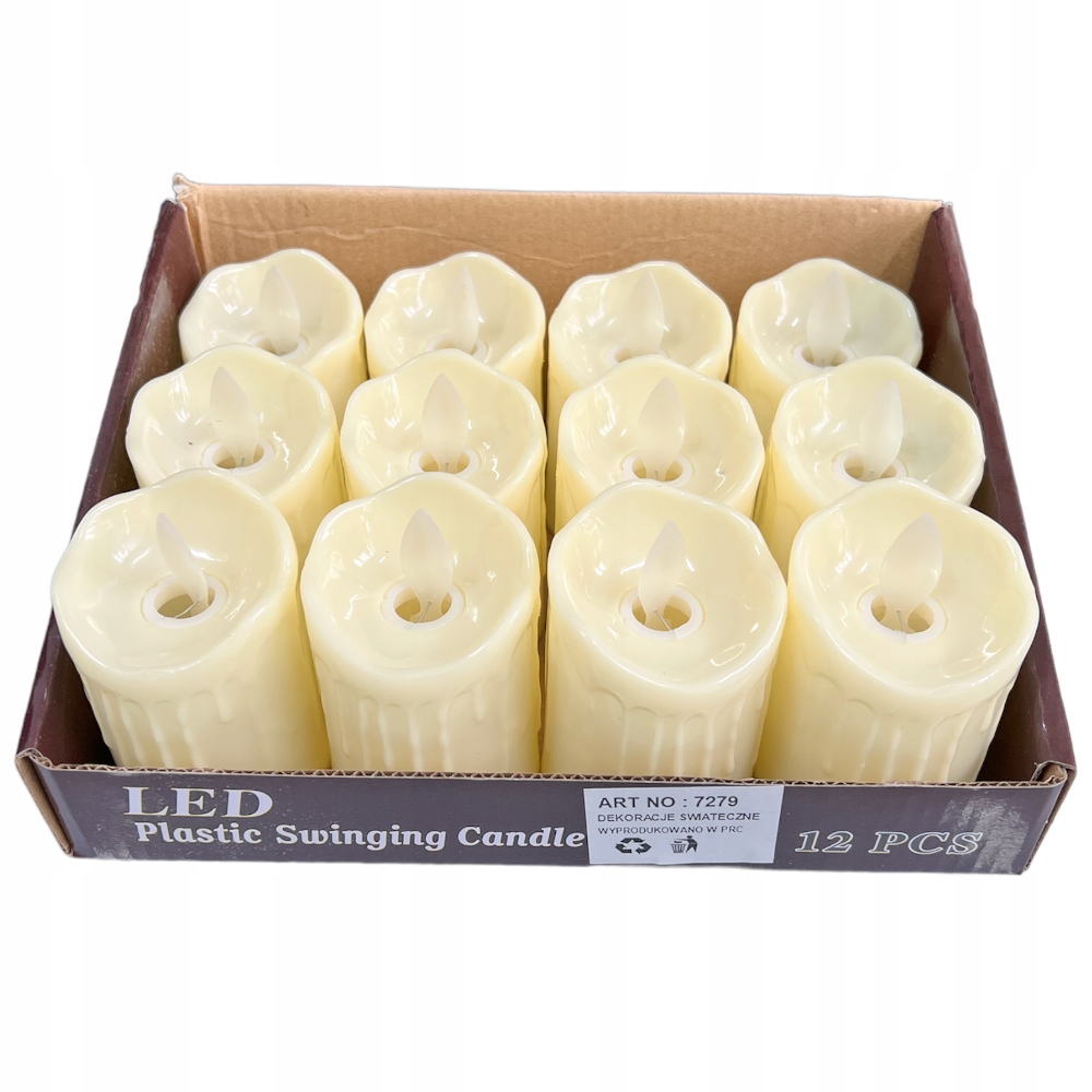 ŚWIECZKA WKŁAD DO ZNICZA EFEKT PŁOMIENIA 7 cm Marka MAXSELL