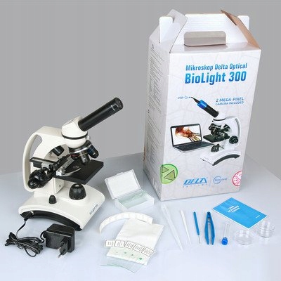 

Mikroskop BioLight 300 +zestaw, 5 preparat