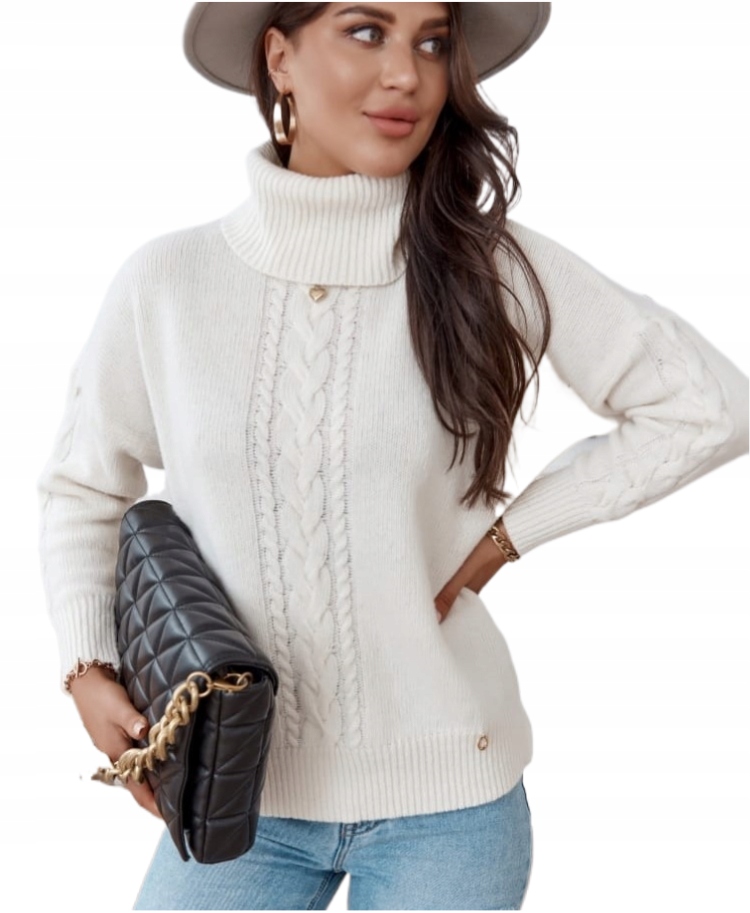 Cocomore Svetr Golf Copánek Ecru