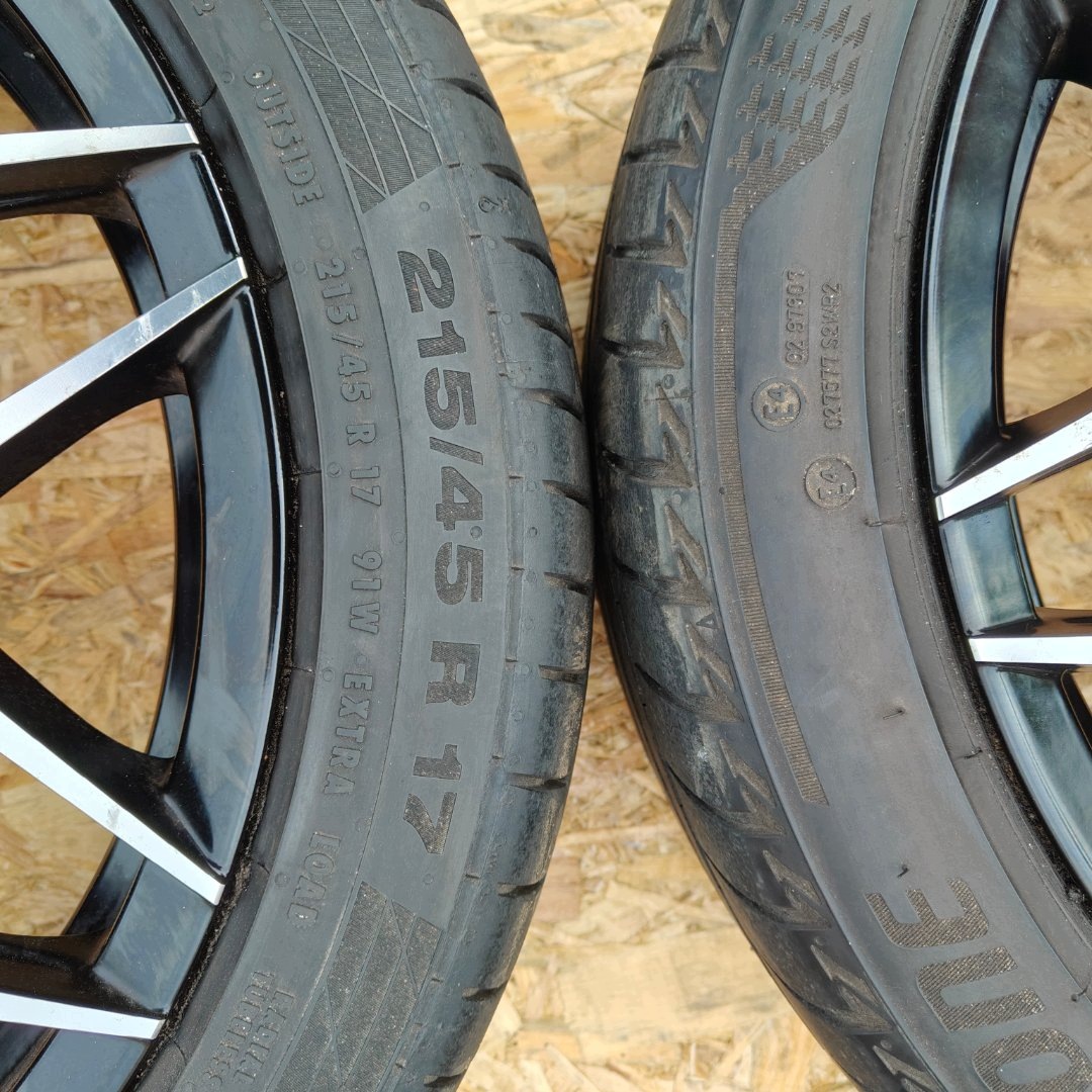 felgen alu reifen RACER COBRA BLACK MACHINED MINI COOPER F56 17 CALI