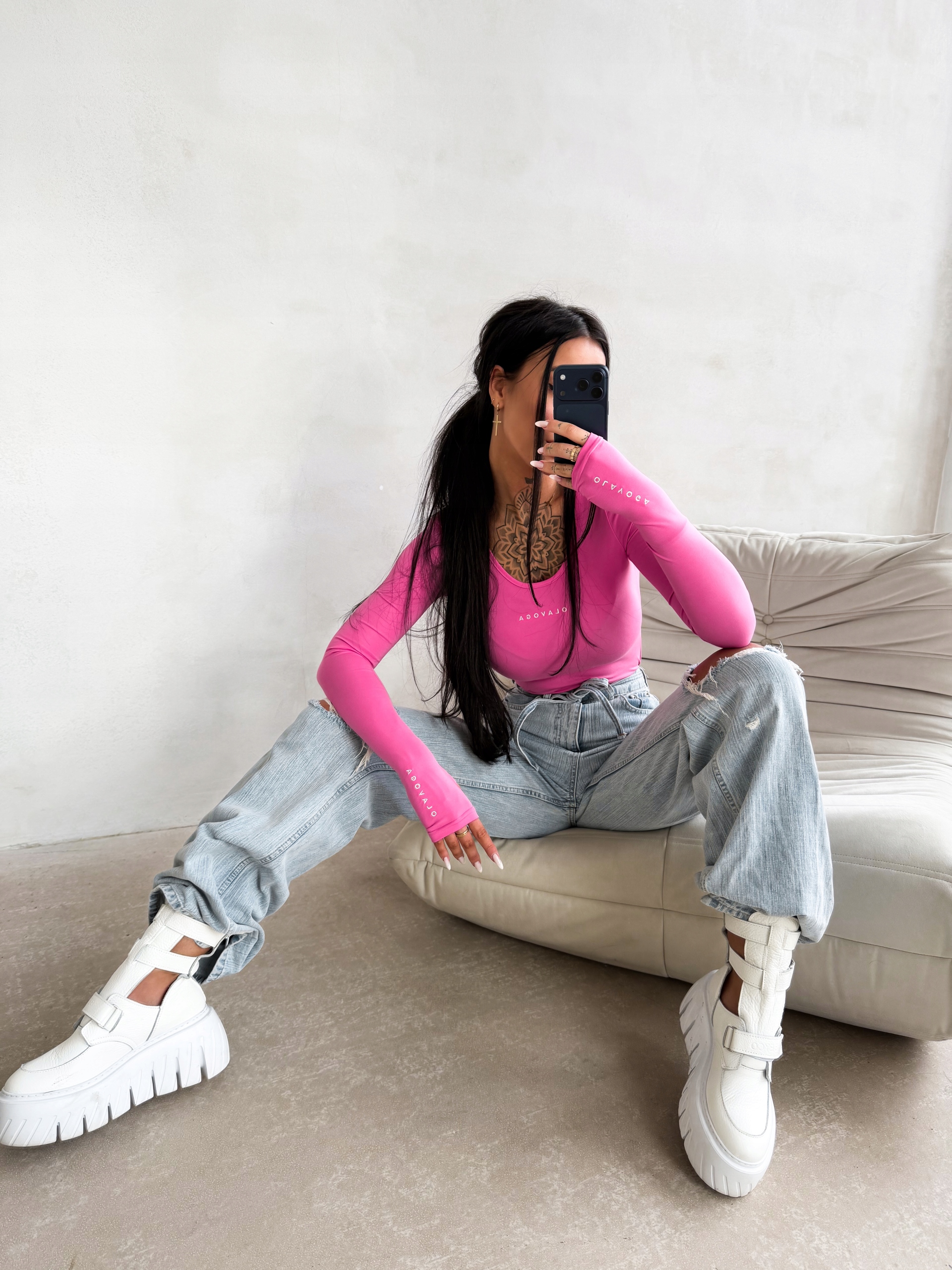 Bluzka Damska LIMI Olavoga Cukierkowy Róż S