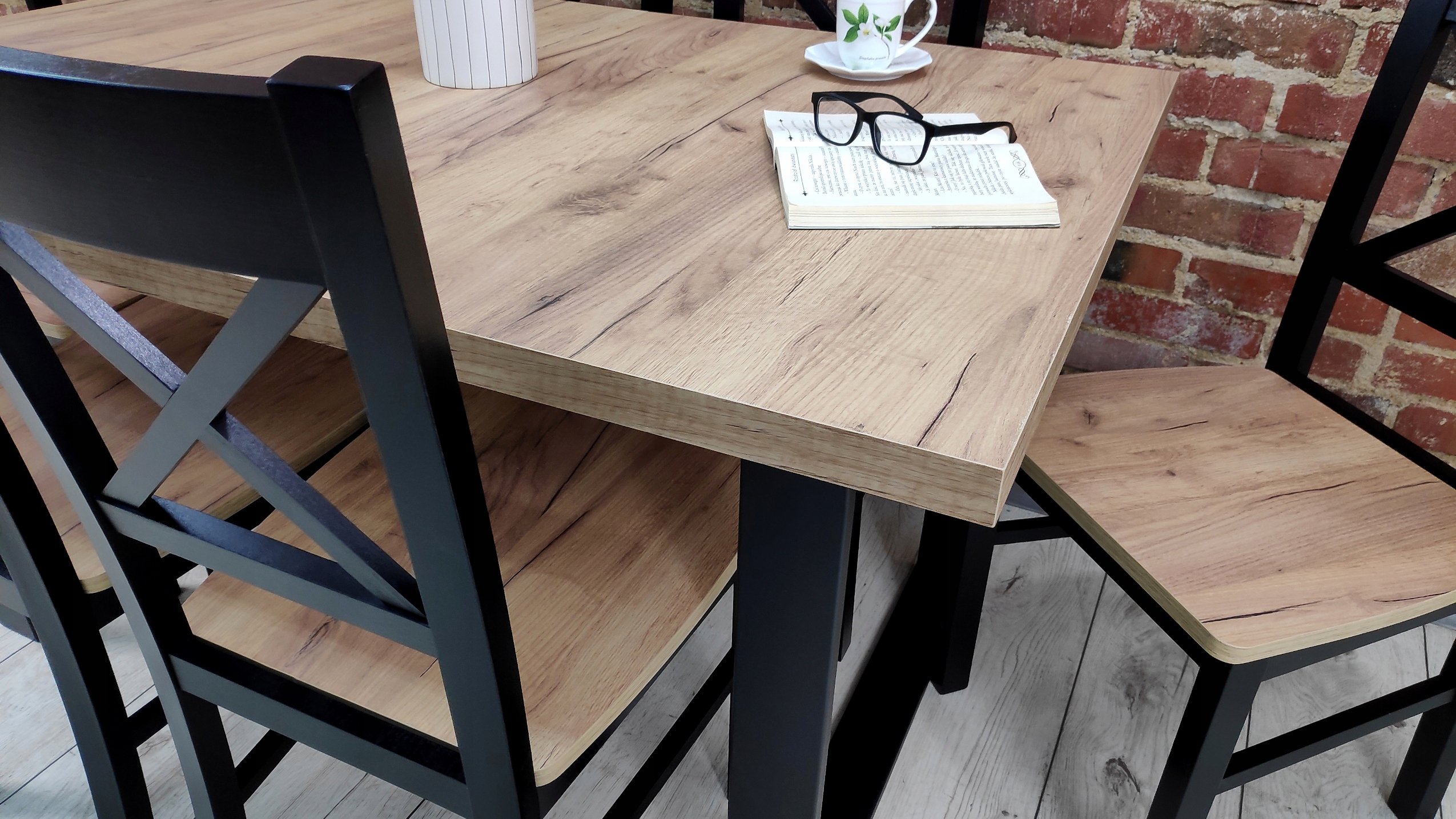 GRUBY BLAT DO STOŁU 3,6 cm NA WYMIAR KOLORY CRAFT Głębokość mebla 60 cm