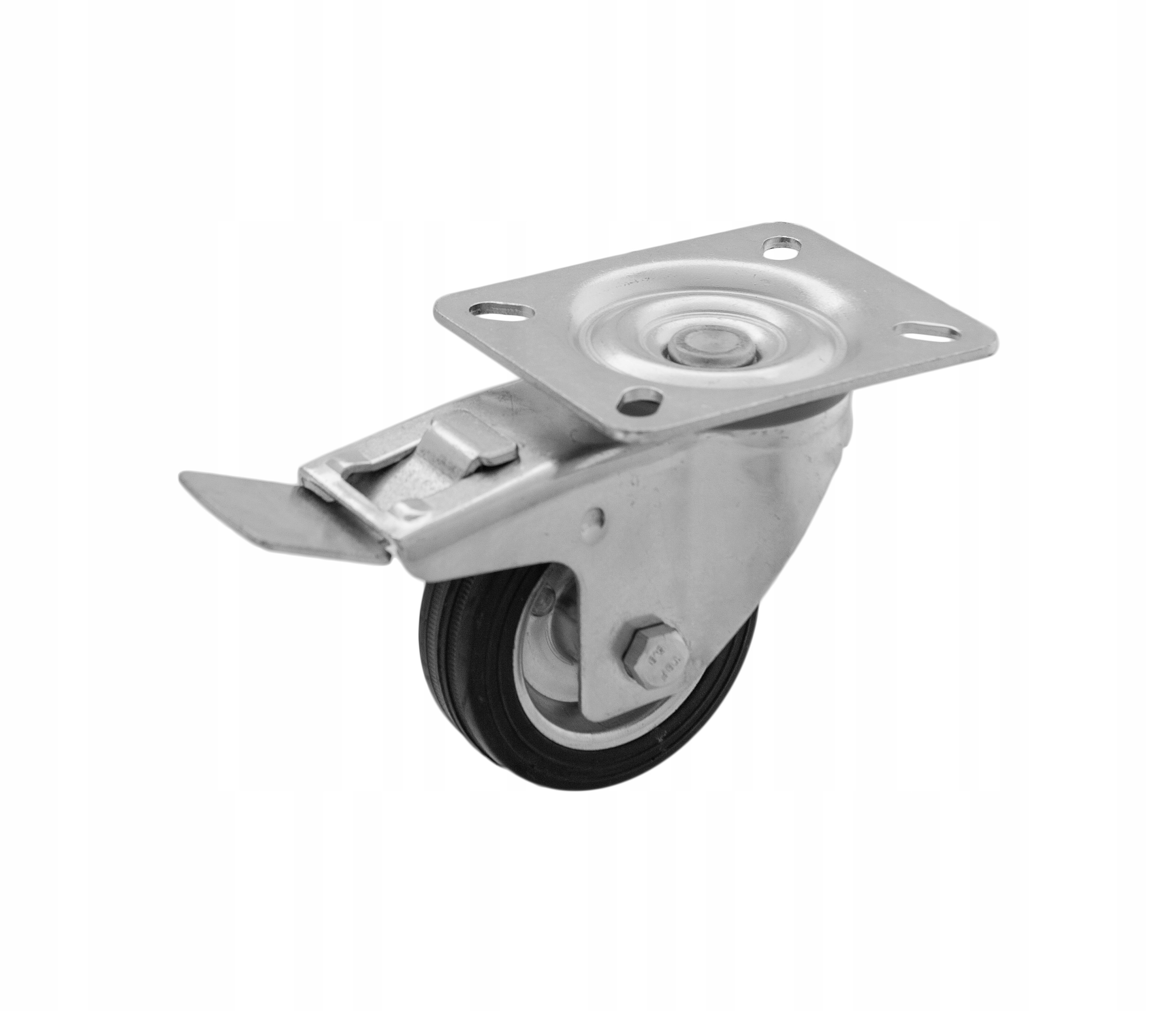 KÓŁKO KOŁO DO WÓZKA SKRĘTNE HAMULEC 75mm RADER KOLKO SKRETNE