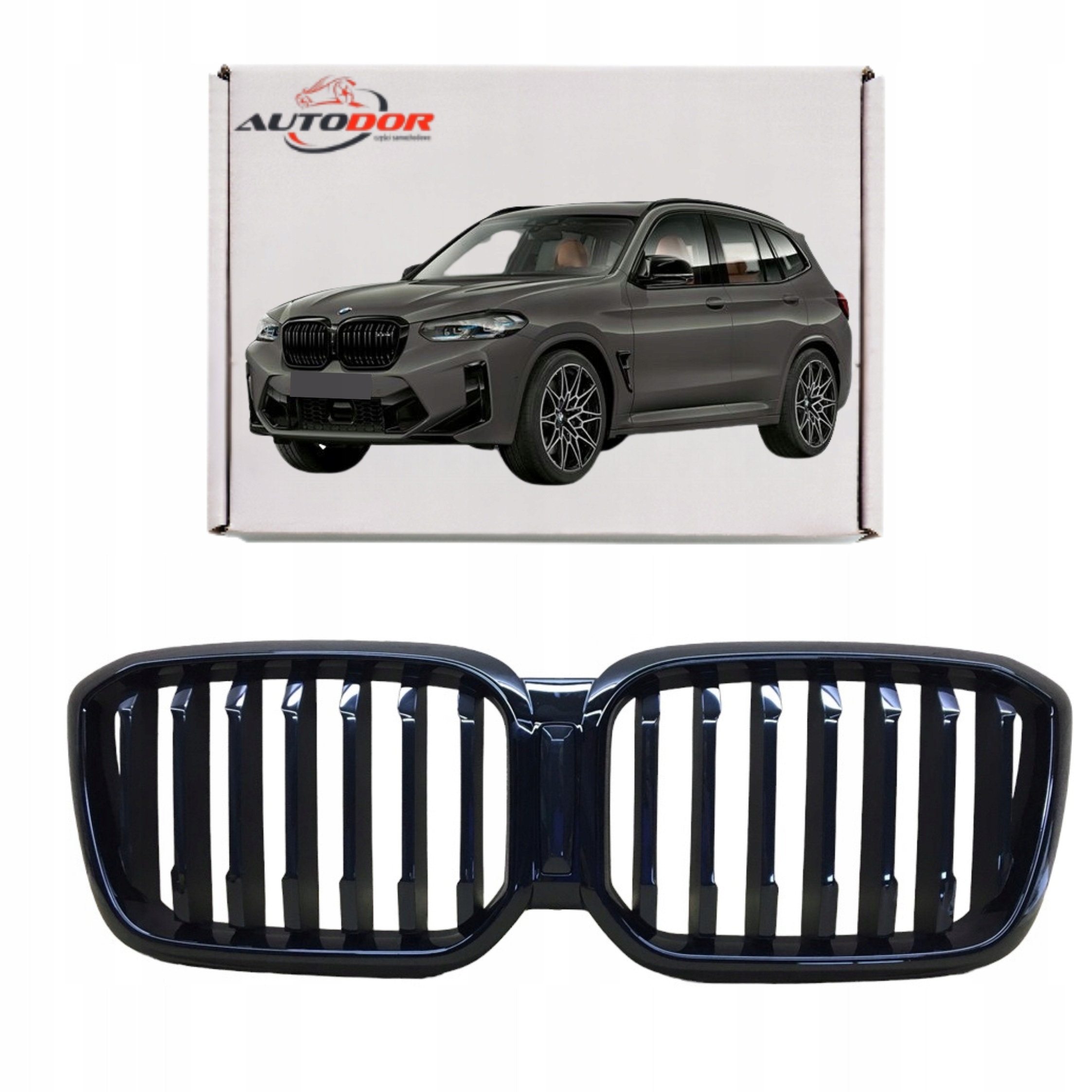 Bmw X3 G01 X4 G02 Nerki Atrapa Gril Mřížka One Line Černá 51135A1AC55