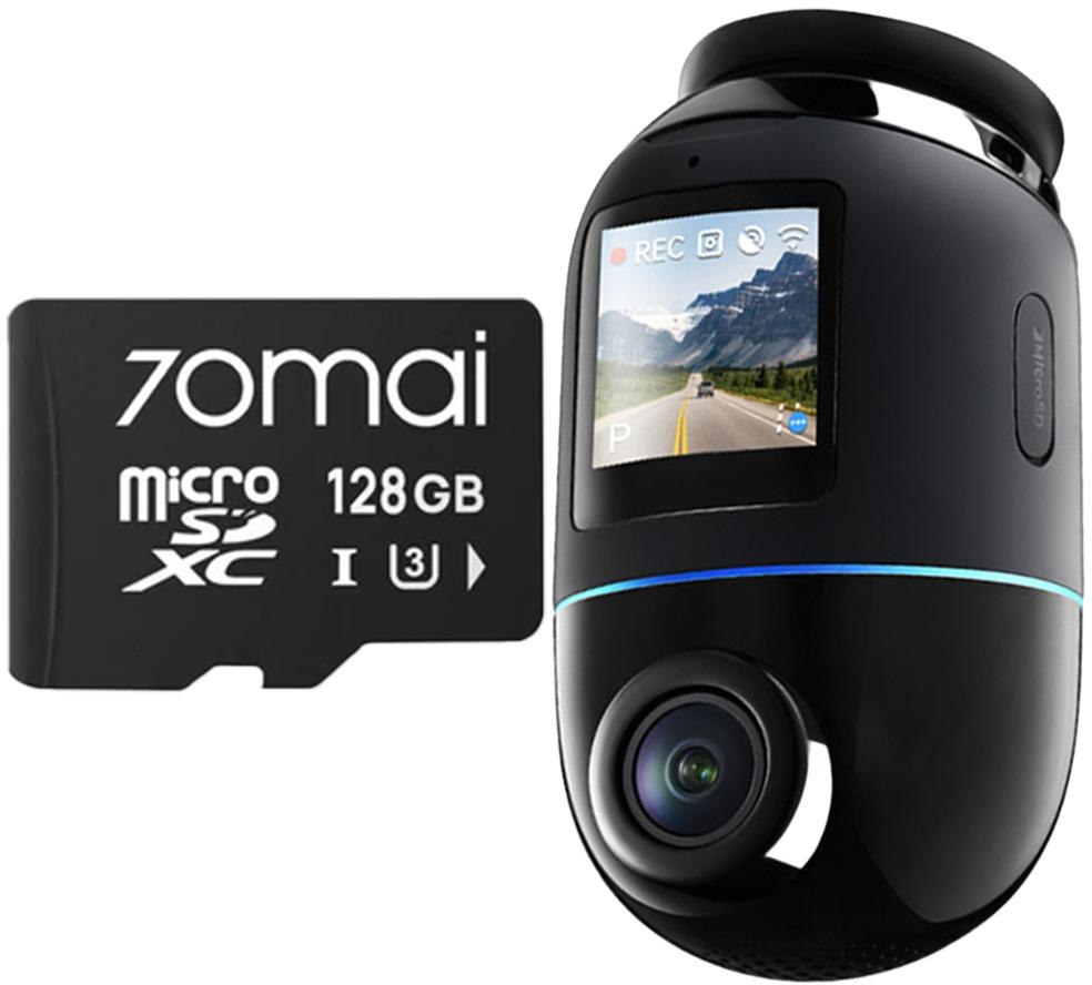 Videorekordér 70mai X800 Dash Cam 4K Omni čierny microSD 70mai 128 Gb