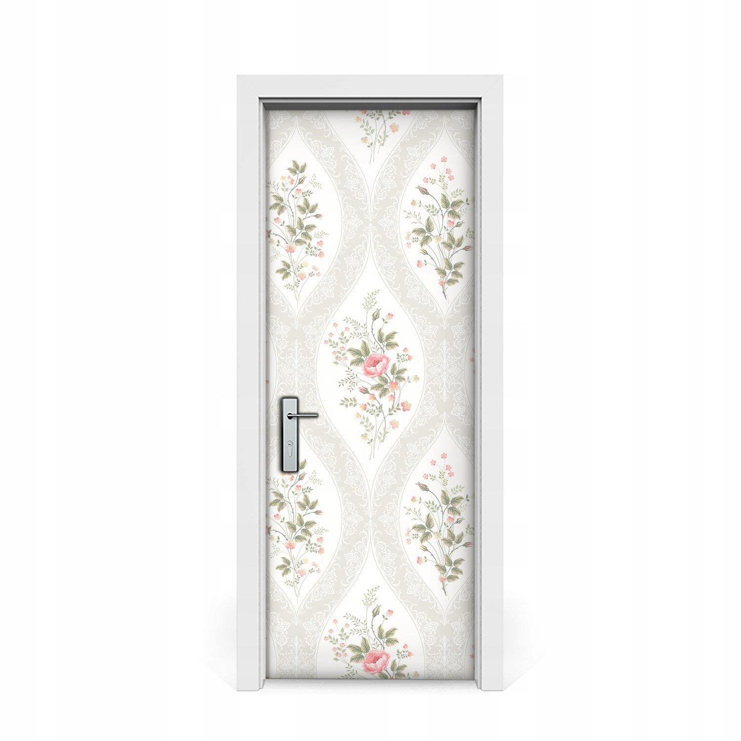 

Naklejka na drzwi okleina Retro tapeta 75x205