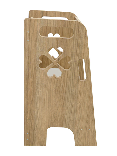 Kitchen helper Pomocnik kuchenny Drewniany dla dziecka Montessori Dębowy EAN (GTIN) 5903317650461